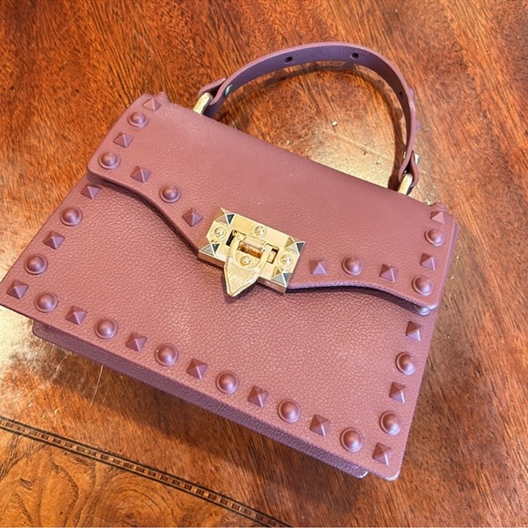 Rock Stud Top Handle Jelly Bag - Picture 2 of 6